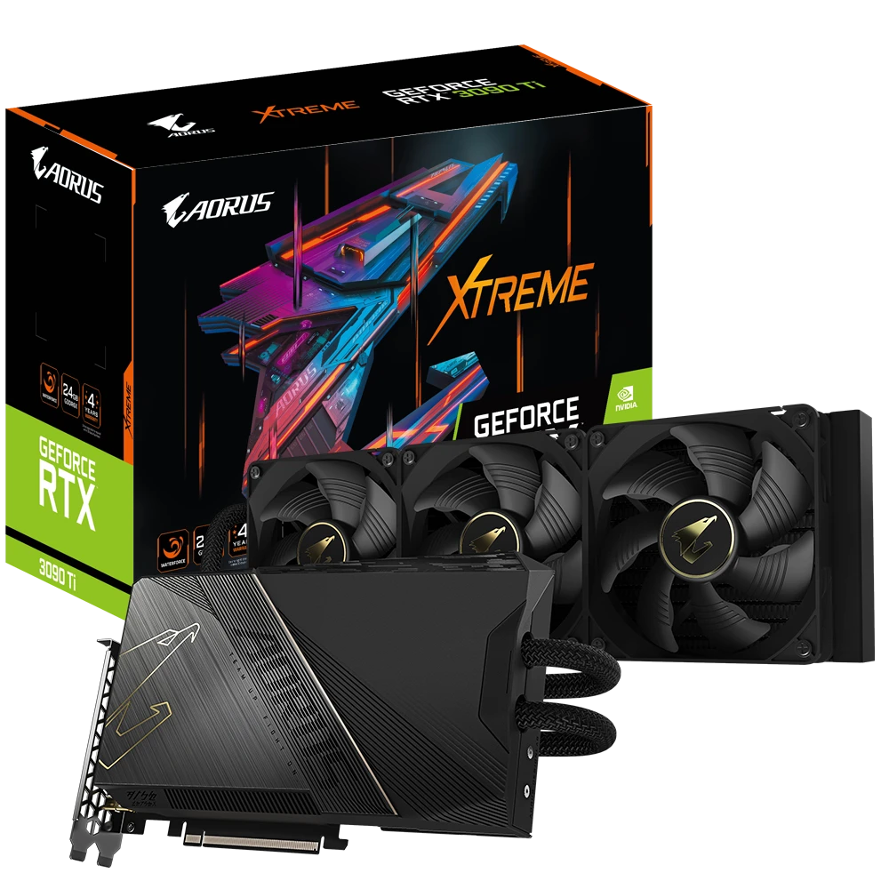 Gigabyte AORUS GeForce RTX 3090 Ti XTREME WATERFORCE 24G